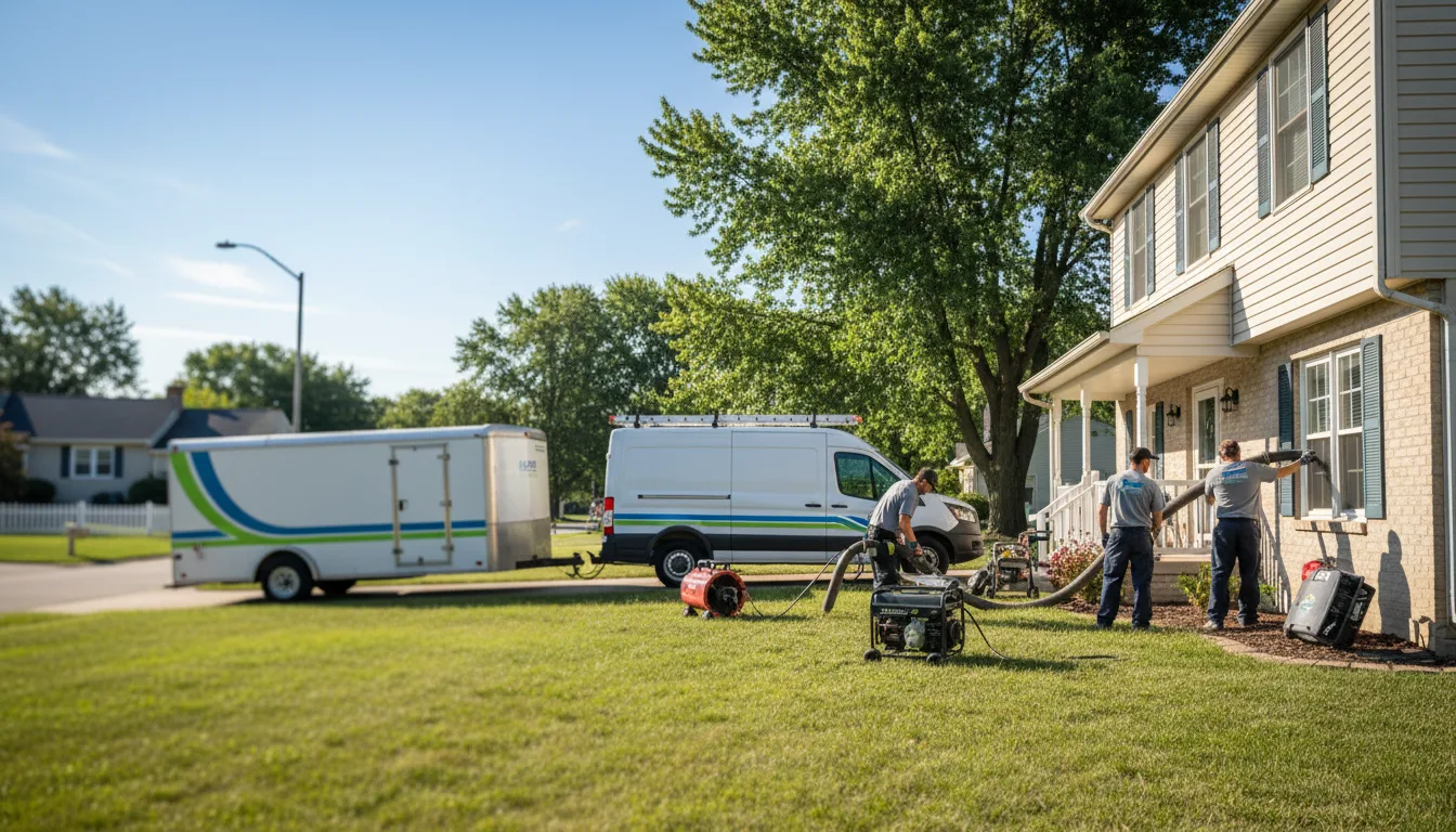 Flooded Basement Restoration And Cleanup With Repair in Winfield, IA near me